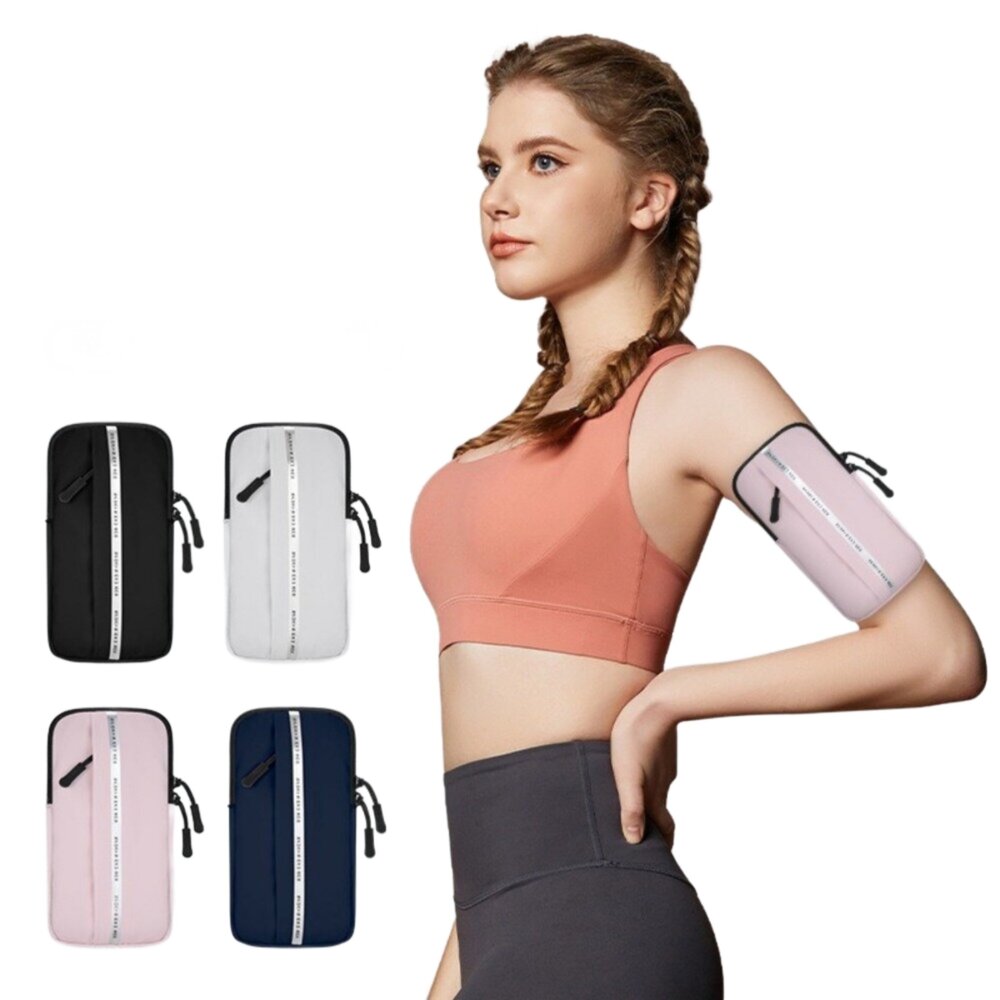 跑步手機臂包 運動健身 防潑水 男女款 手腕包 輕薄 手機袋 臂套 送禮-圖片-9