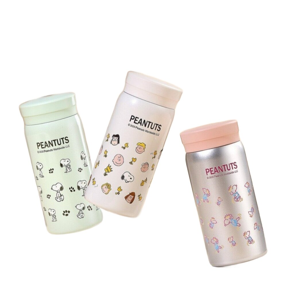 史努比迷你保溫杯200ML 316不鏽鋼隨身杯 真空保溫保冷 輕巧便攜150g Snoopy平行輸入 送禮-圖片-8
