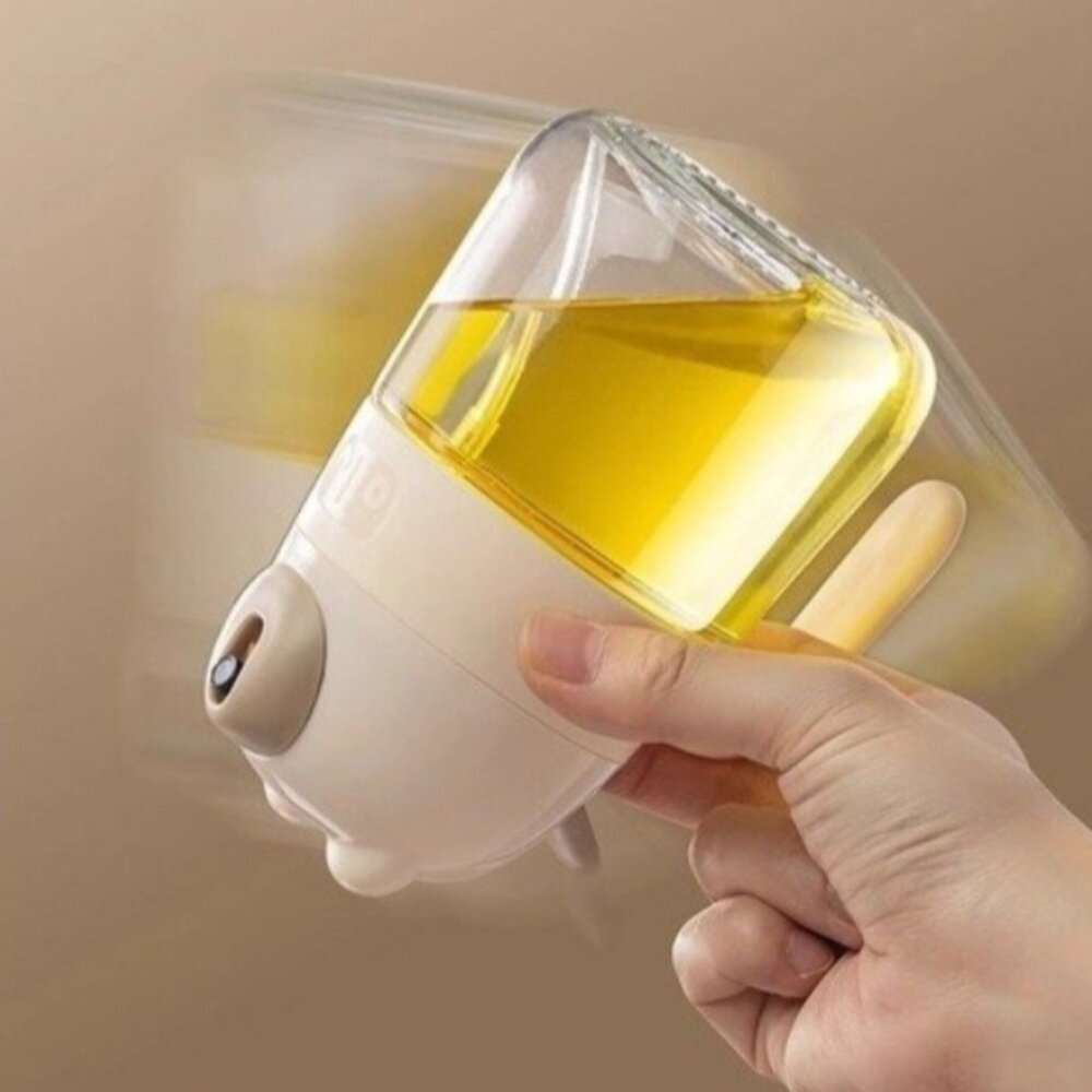 噴倒兩用玻璃噴油瓶 小熊噴油瓶 廚房用品 定量控油 健康飲食 輕食控油 噴霧均勻 防漏設計 送禮-圖片-9
