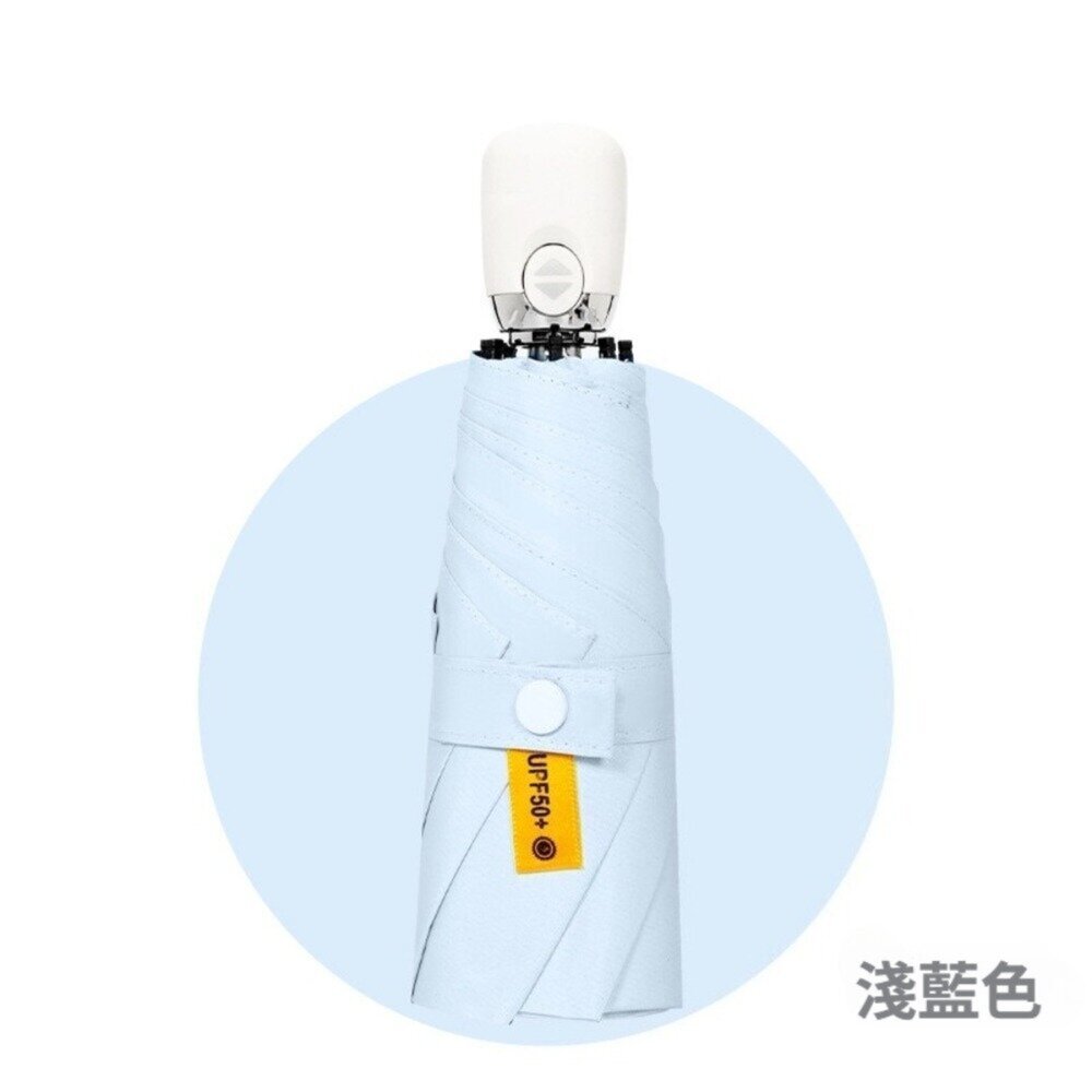 五折迷你自動傘 折疊黑膠晴雨傘 兩用迷你便攜雨傘 防曬 防紫外線 遮陽 太陽傘 送禮-圖片-9