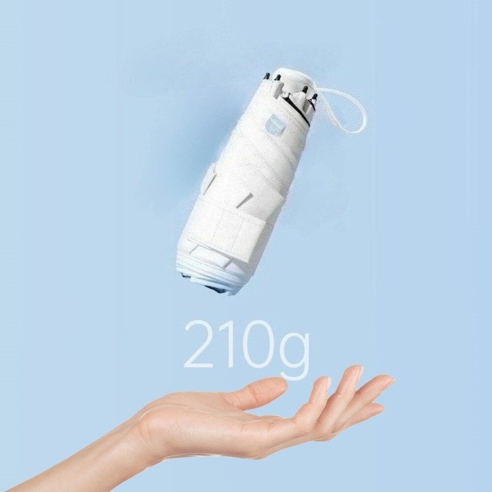 魔術藏手柄五折傘 MINI 漸變晴雨兩用傘 防曬傘 輕巧便攜 魔術手柄 防風傘 防紫外線 送禮-圖片-4