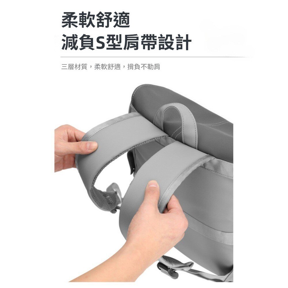 潮男防水大容量雙肩包 大容量防潑水後背包 電腦背包 旅行背包 休閒背包 學生背包 上班族 送禮-圖片-7