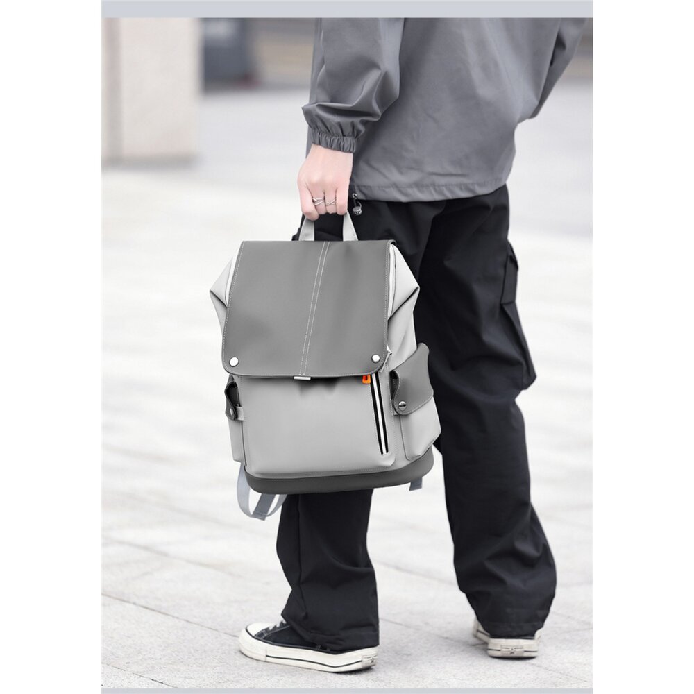 潮男防水大容量雙肩包 大容量防潑水後背包 電腦背包 旅行背包 休閒背包 學生背包 上班族 送禮-圖片-9