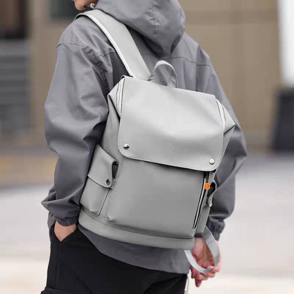 250822-00001-潮男防水大容量雙肩包 大容量防潑水後背包 電腦背包 旅行背包 休閒背包 學生背包 上班族 送禮