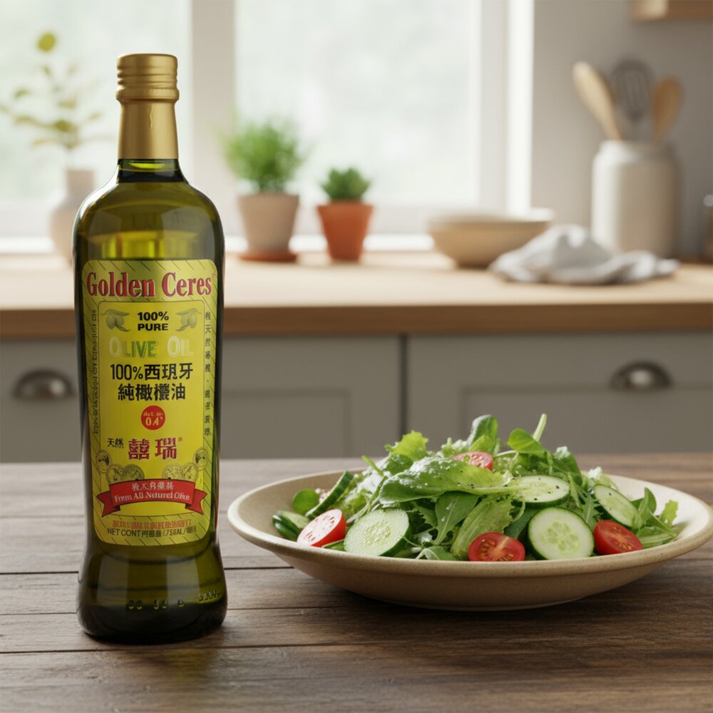 【囍瑞BIOES】西班牙純級橄欖油750ml 健康食用油 進口橄欖油 發煙點210度 煎炒炸烤適用 油嘴設計 送禮 封面照片