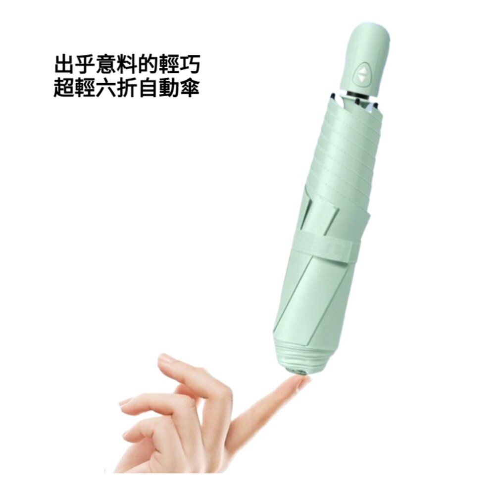 三折超輕自動傘 超輕六骨自動傘 雨傘雨具 防曬傘 抗uv傘 多巴胺 自動開收 超輕設計 送禮-圖片-1