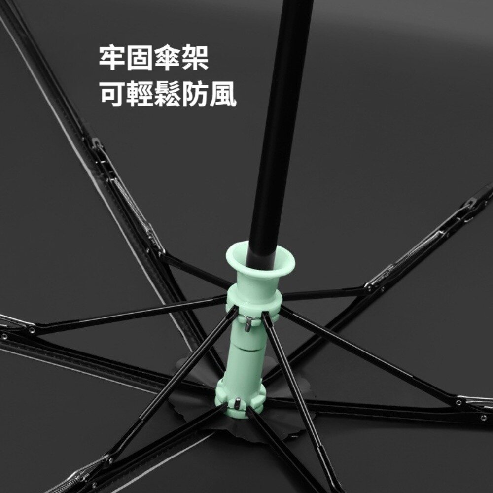 三折超輕自動傘 超輕六骨自動傘 雨傘雨具 防曬傘 抗uv傘 多巴胺 自動開收 超輕設計 送禮-圖片-9