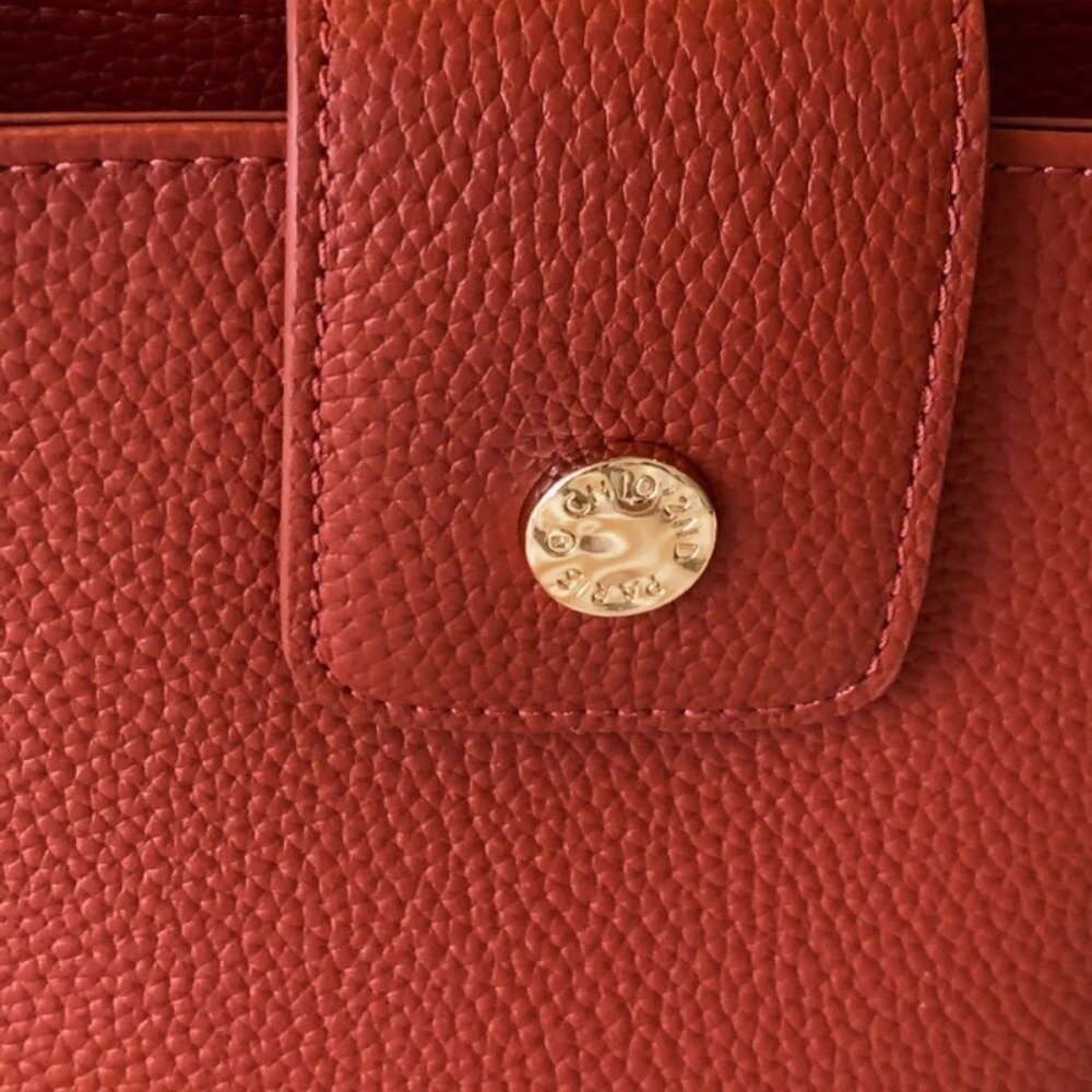 櫻桃紅皮革水桶包 女包 斜挎包 小包 通勤包 禮物 送禮 送禮-圖片-3