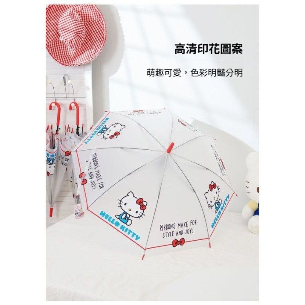 三麗鷗長柄傘 雨傘 兒童雨傘 學生傘 凱蒂貓 玉桂狗 蠟筆小新 可愛雨傘 平行輸入 送禮-圖片-1