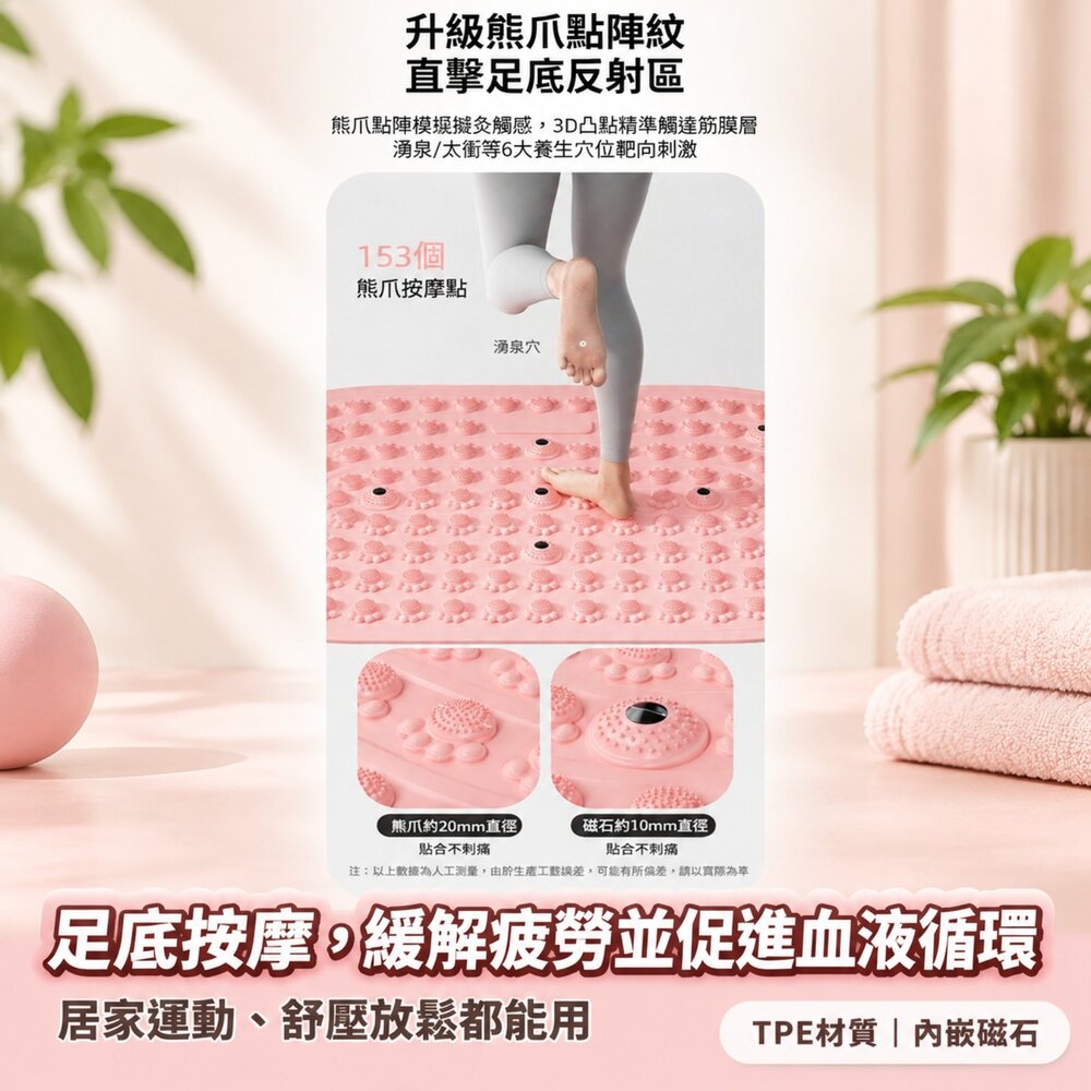 液態軟膠超慢跑墊 足底按摩墊 居家運動 舒壓放鬆 健身禮物 高觸感薄墊 送禮-圖片-2