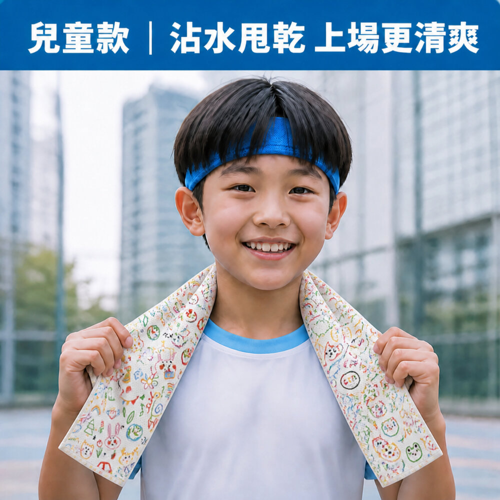 彩繪速乾涼感運動毛巾 冷感運動毛巾 速乾降溫冰涼巾 跑步健身單車瑜珈專用 超輕巧隨身款 送禮-圖片-5