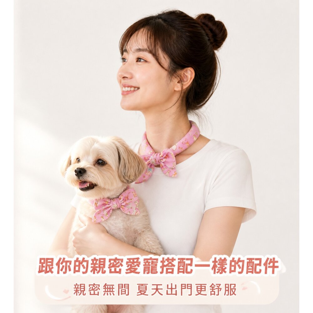 寵物降溫冰脖圍 寵物涼感領巾 狗狗貓咪冰涼降溫 免冷藏吸汗透氣 夏季散步防中暑 送禮-圖片-7