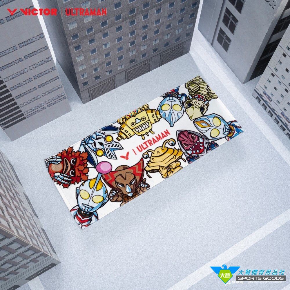 超人力霸王 聯名 勝利 VICTOR x ULTRAMAN C-4210UTM C-4211UTM 聯名運動毛巾-圖片-2