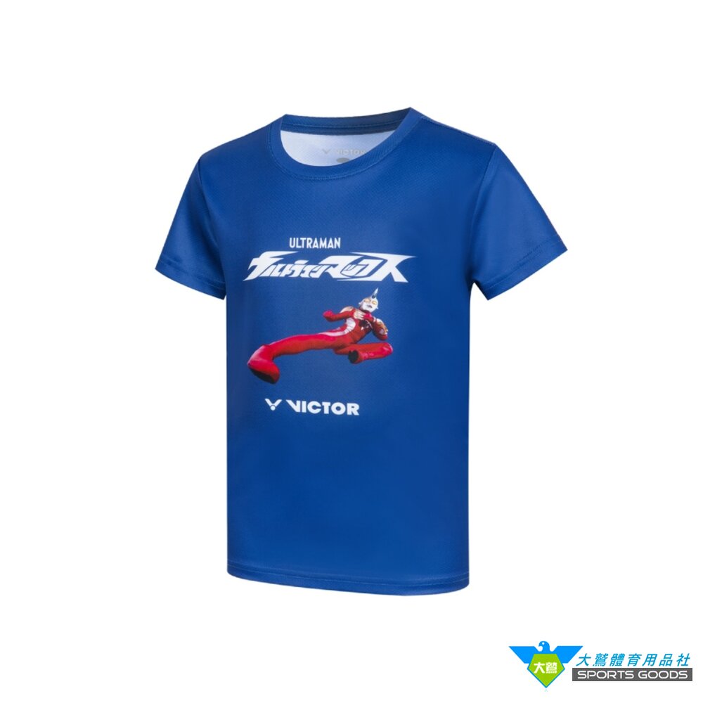 超人力霸王 聯名 勝利 VICTOR x ULTRAMAN T-502UTM T-502JRUTM 聯名針織T恤 針織童-圖片-1