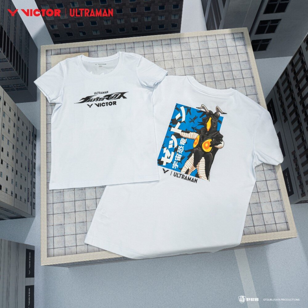 250606155913-超人力霸王 聯名 勝利 VICTOR x ULTRAMAN T-503UTM T-503JRUTM 聯名針織T恤 針織童