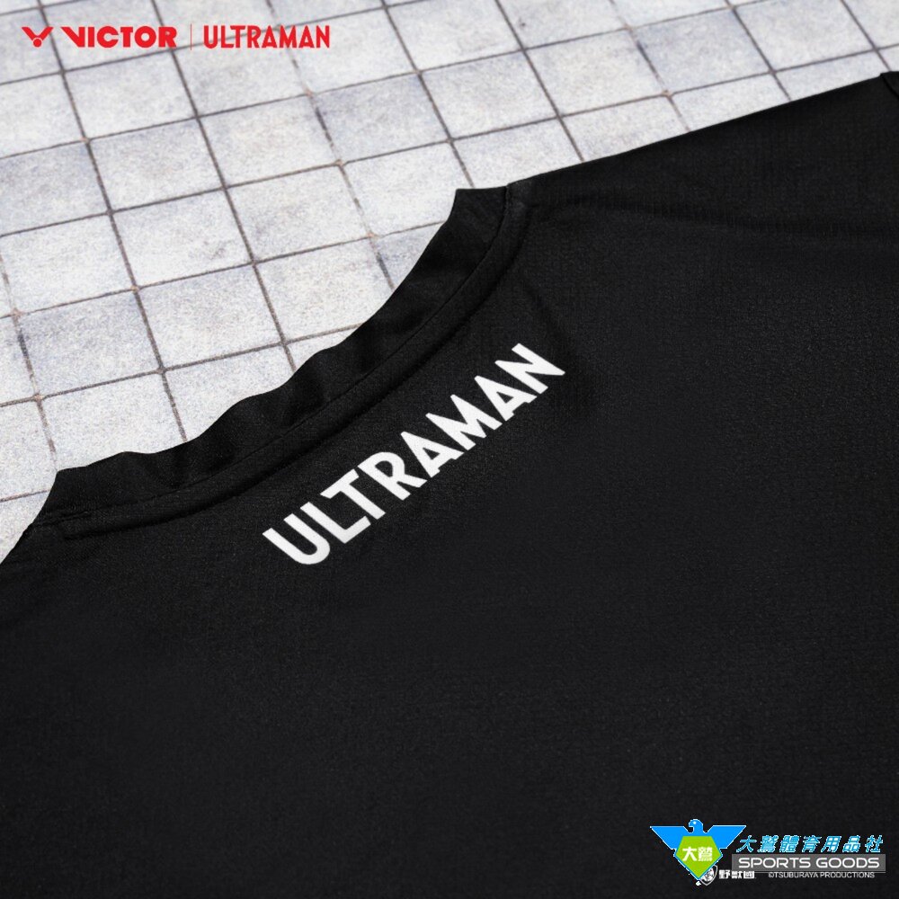 超人力霸王 聯名 勝利 VICTOR x ULTRAMAN T-514UTM T-514JRUTM 聯名針織T恤 針織童-圖片-8