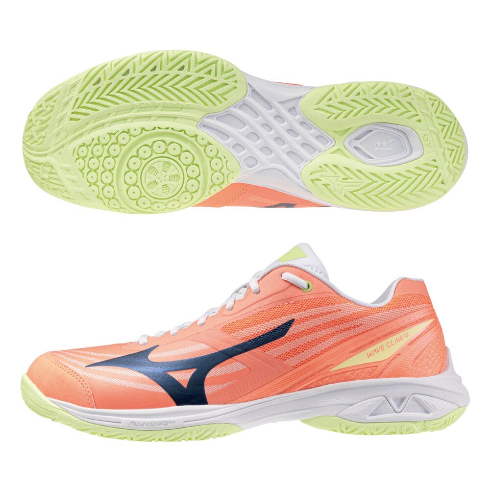 71GA264313-MIZUNO 美津濃 71GA264313 WAVE CLAW 4 羽球鞋 寬楦