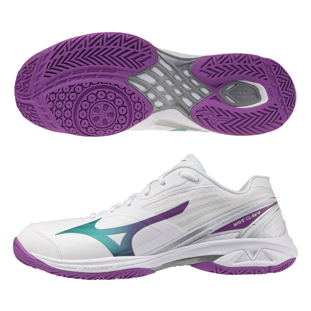 71GA264316-MIZUNO 美津濃 71GA264316 WAVE CLAW 4 羽球鞋 寬楦