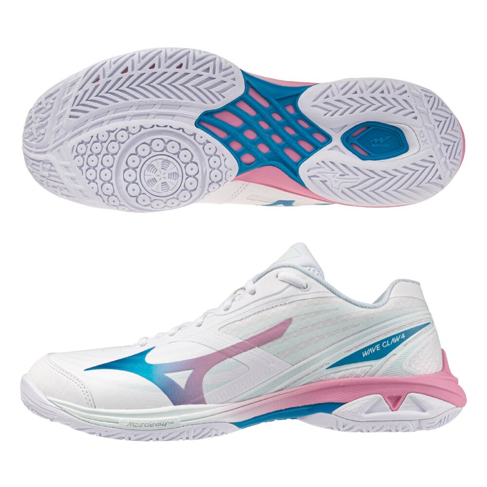 71GA264317-MIZUNO 美津濃 71GA264317 WAVE CLAW 4 羽球鞋 寬楦