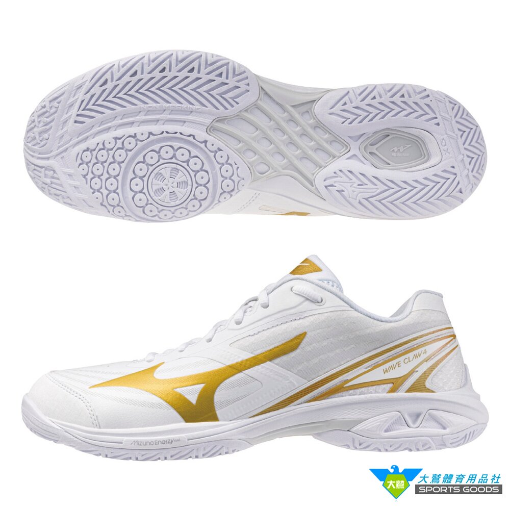  MIZUNO 美津濃 71GA264318 WAVE CLAW 4 羽球鞋 寬楦