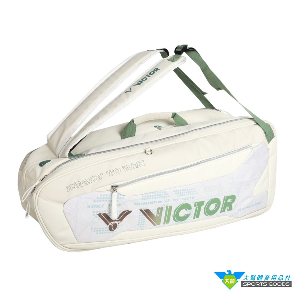 VICTOR BR5223 6支裝網羽球拍袋 矩形袋 羽拍包 羽拍袋 羽球背包 球拍袋-圖片-3