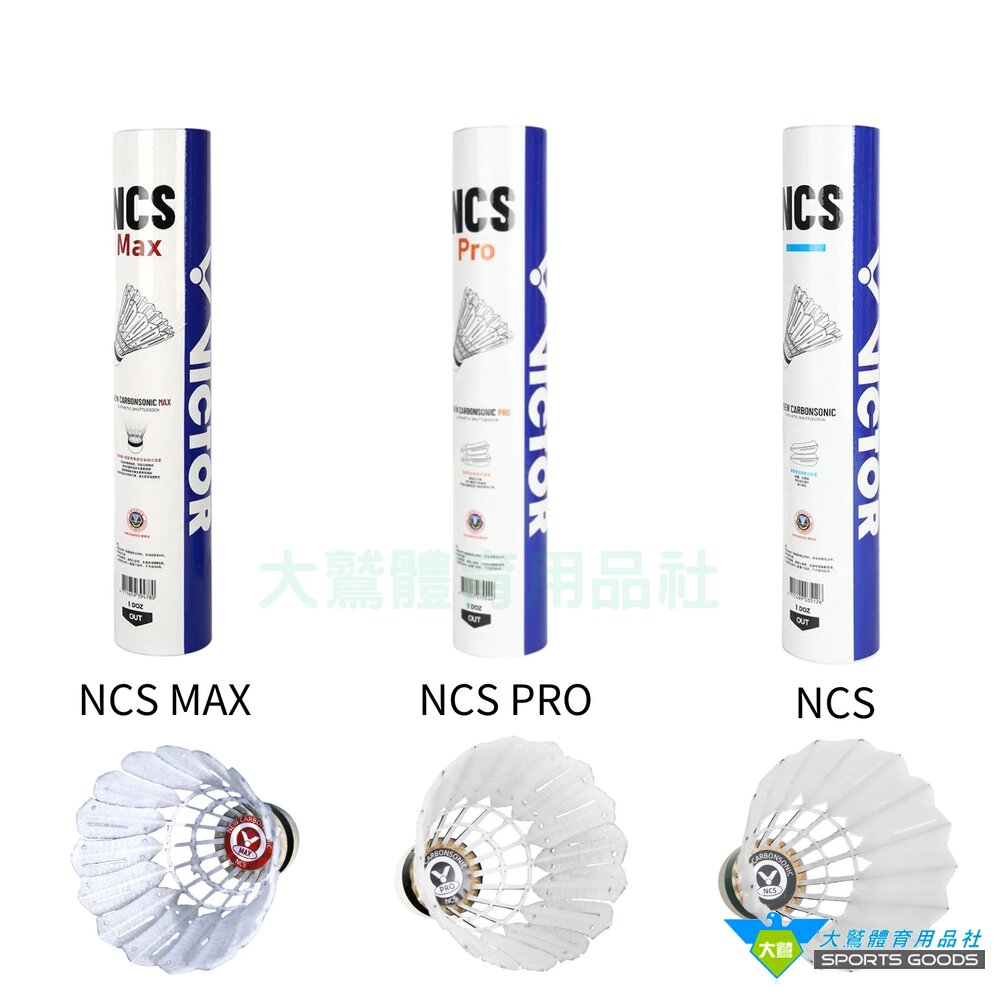 VICTOR 勝利 羽毛球 碳音球 人造羽球 NCS NCS PRO NCS MAX 封面照片