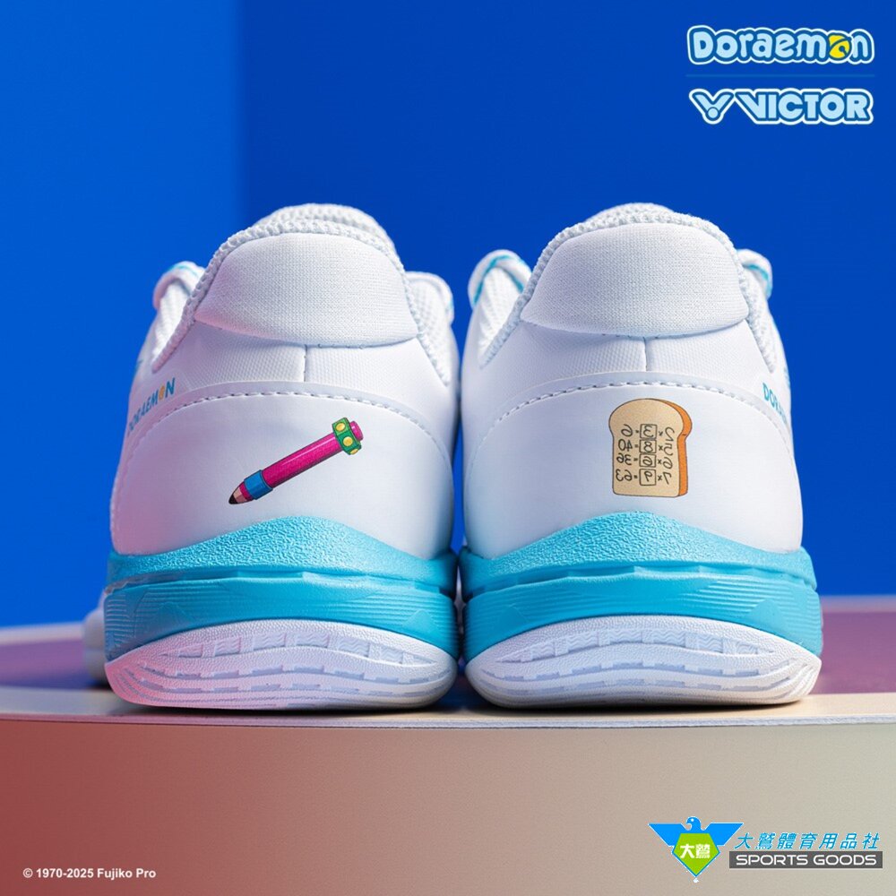 哆啦A夢 VICTOR x Doraemon 哆啦A夢限定聯名羽球童鞋 P-DRM JR A-圖片-7