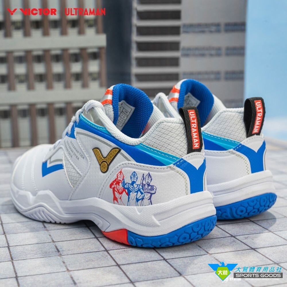 超人力霸王 VICTOR x 超人力霸王 ULTRAMAN P-UTM 聯名運動羽球鞋-圖片-2