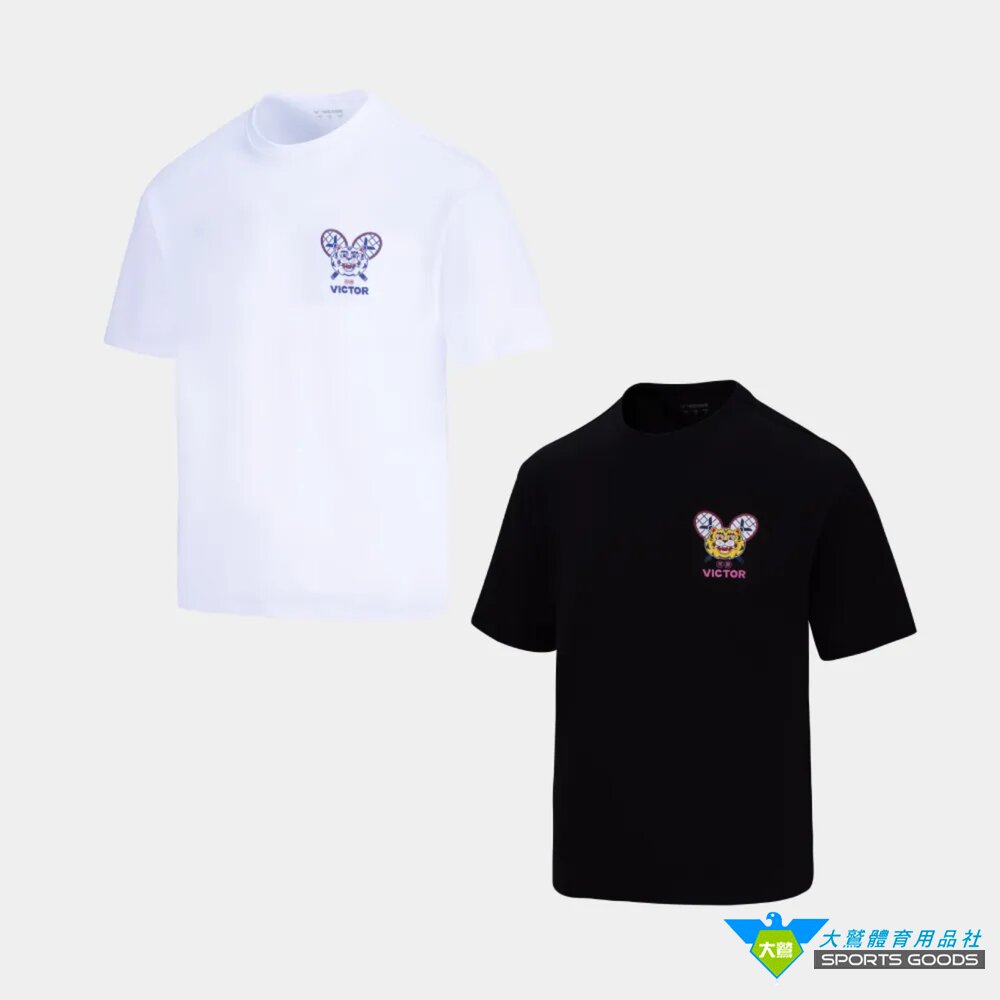 白沙屯媽祖VICTORx白沙屯媽祖聯名系列棉T-Shirt(虎爺款)T-2601BMZ