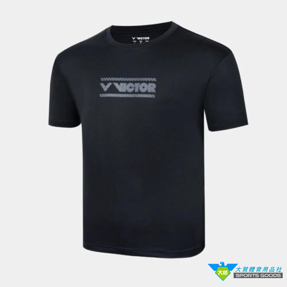 VICTOR 賽車跑道 T-Shirt (中性款) T-2614 TW製 羽球衣 羽球服飾-圖片-1