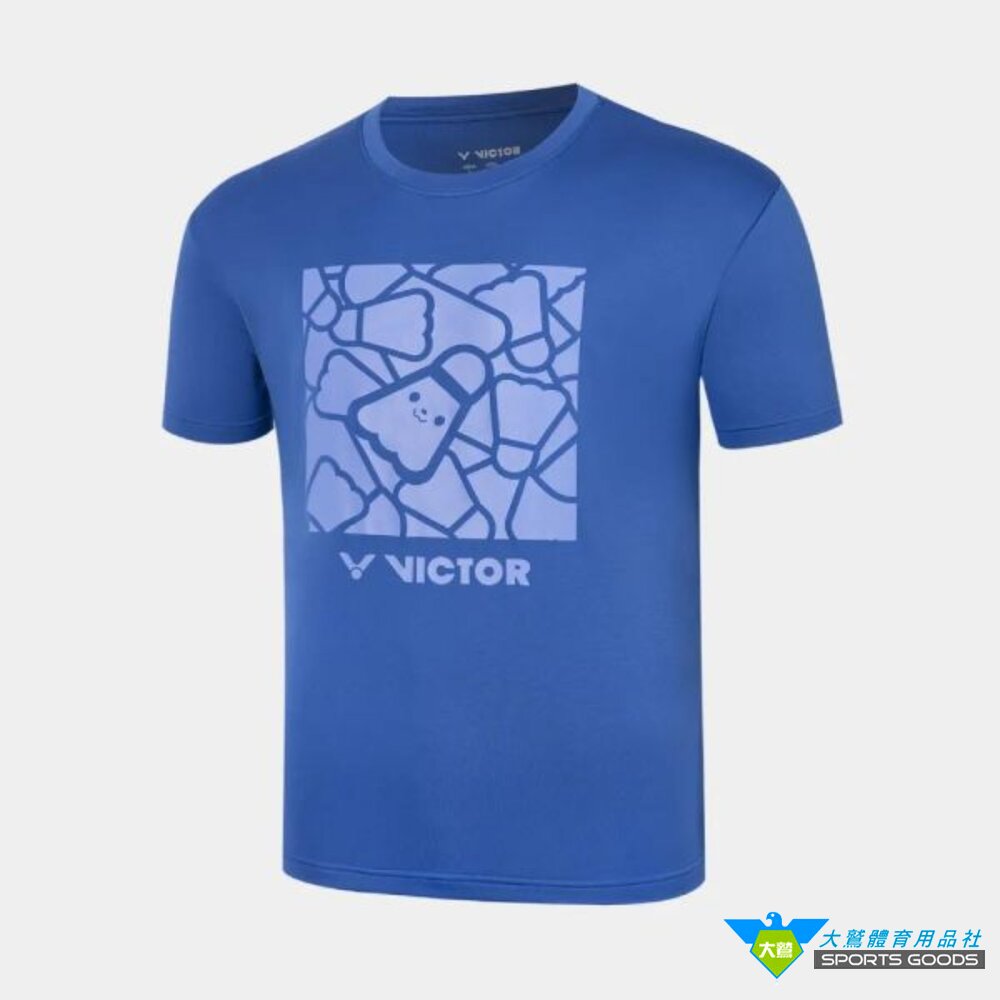 VICTOR 羽球滿版 T-Shirt (中性款) T-2616 TW製 羽球衣 羽球服飾-圖片-1