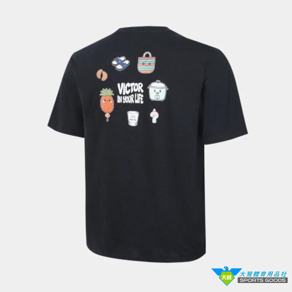 VICTOR 台灣懷舊 T-Shirt (中性款) T-2617 TW製 羽球衣 羽球服飾-圖片-2