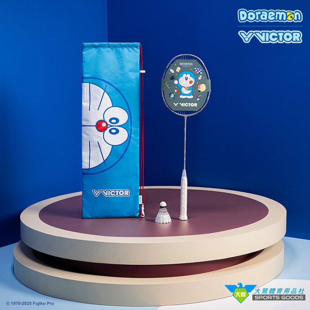 哆啦A夢 VICTOR x Doraemon 哆啦A夢限定聯名羽球拍 TK-DRM H 封面照片