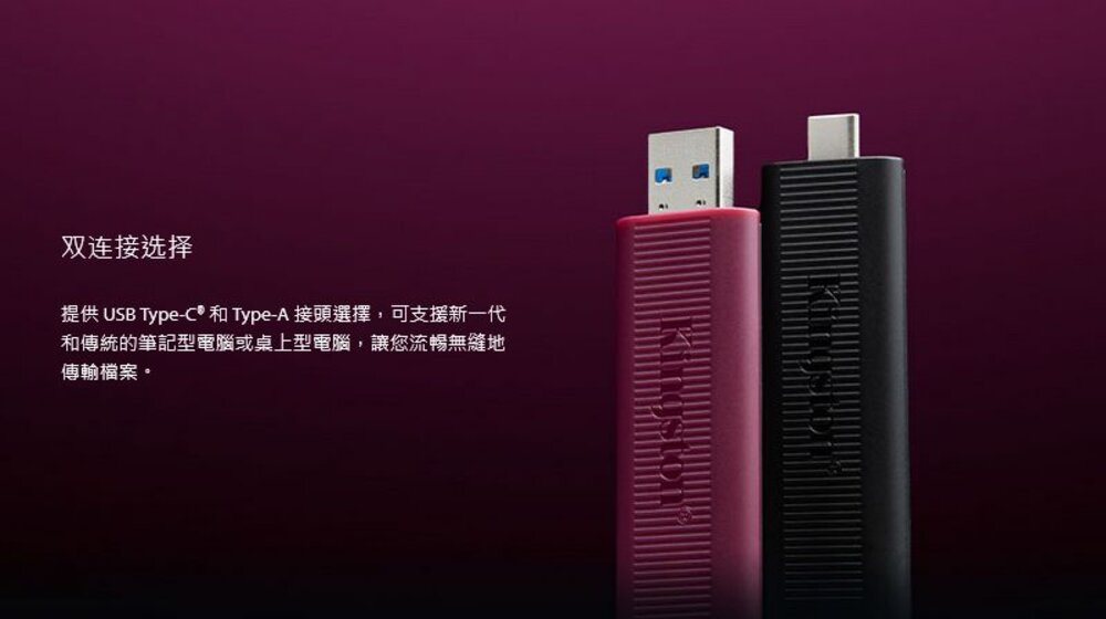【DTMAX/1TB】 金士頓 1TB 高速 大容量 隨身碟 USB 3.2 G2 5年保固-圖片-2