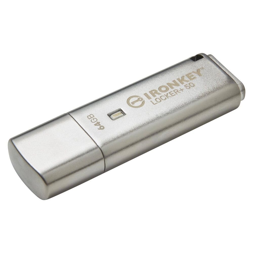 IKLP50-64GB-【IKLP50/64GB】 金士頓 64G 加密 隨身碟 支援 USB3.2 硬體加密 雲端備份