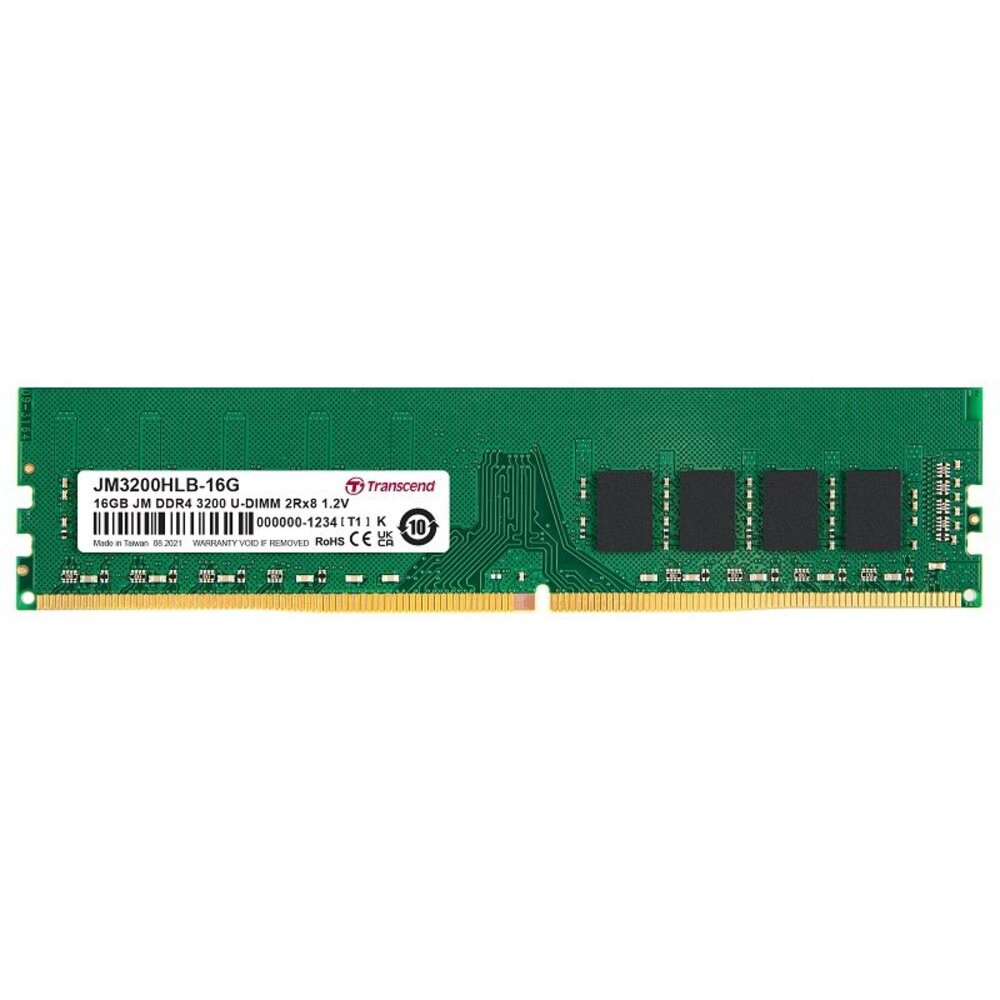 【JM3200HLB-16G】創見JETRAM16GBDDR4-3200桌上型記憶體