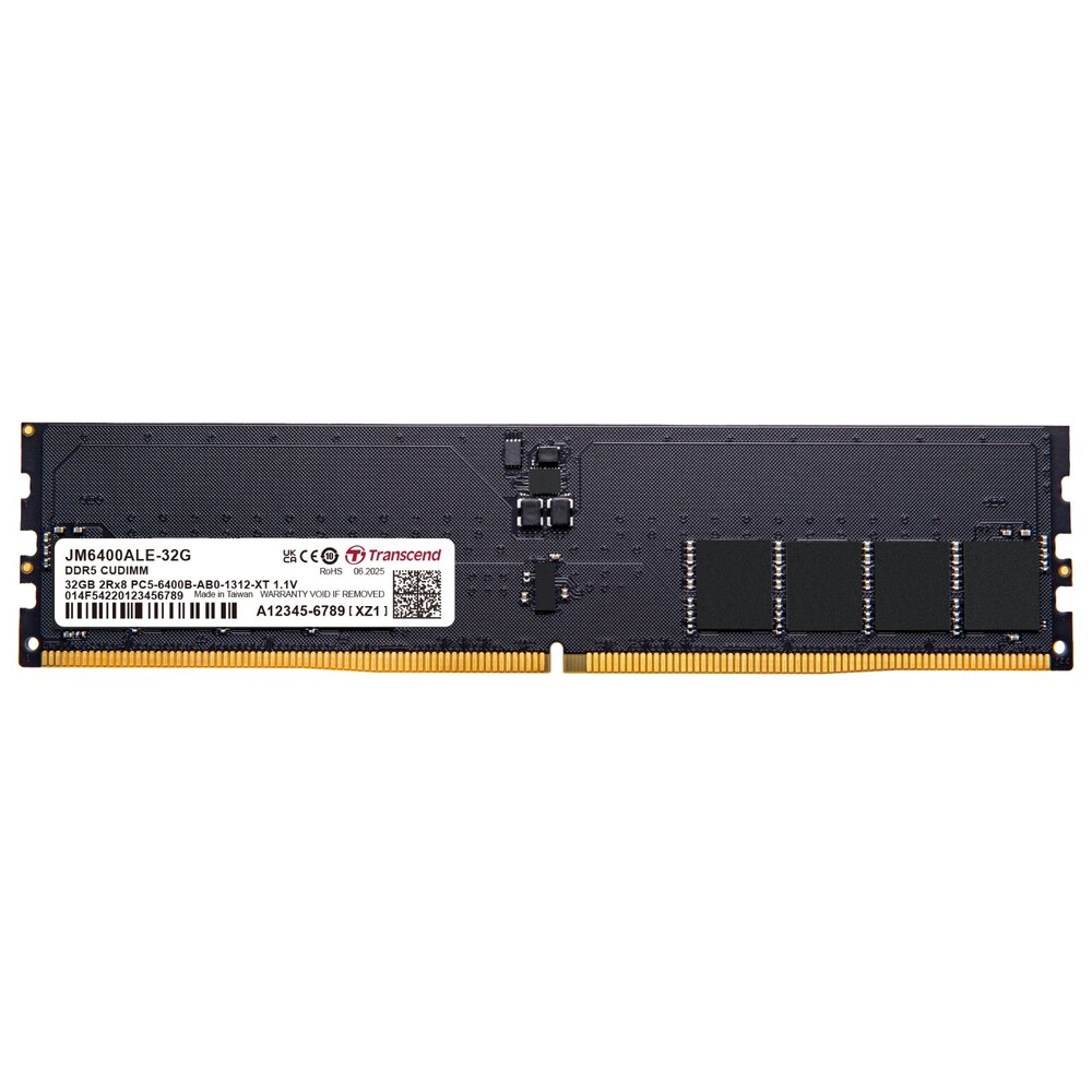 【JM6400ALE-32G】 創見 32GB DDR5-6400 桌上型 記憶體 終身保固 封面照片