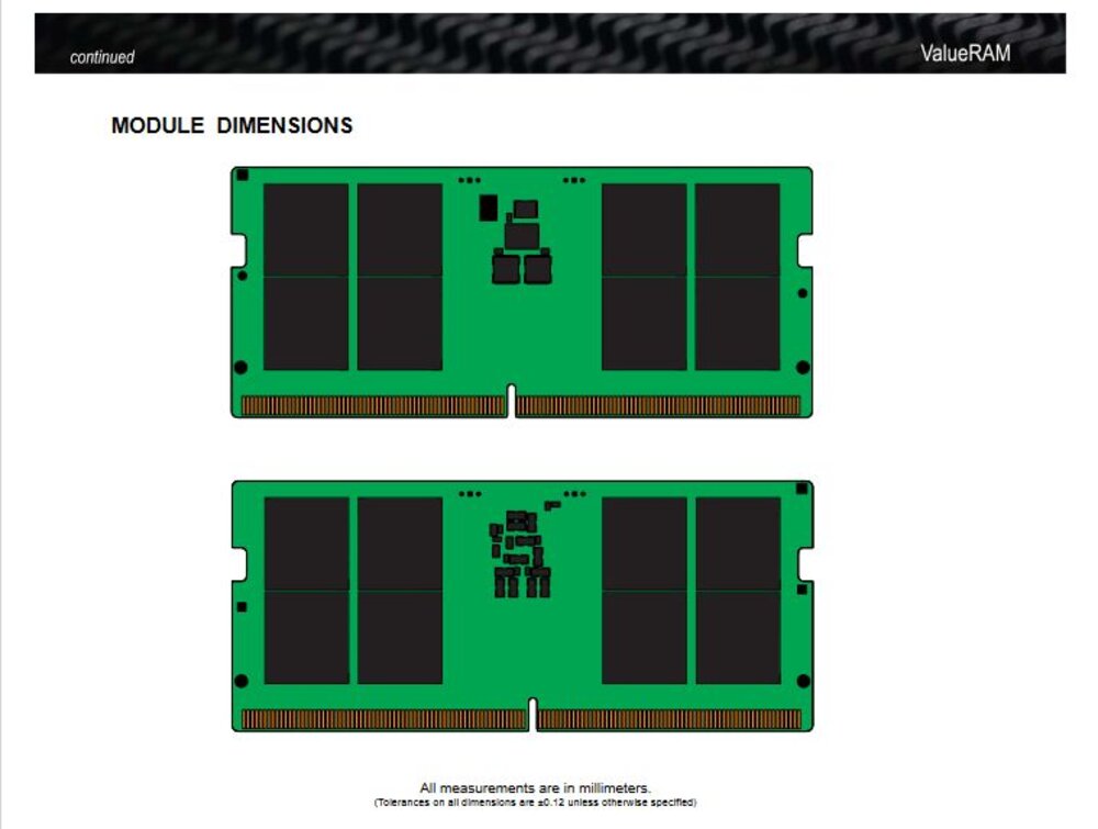 【KVR56S46BD8-32】 金士頓 32GB DDR5-5600 SO-DIMM 筆記型 記憶體-圖片-1