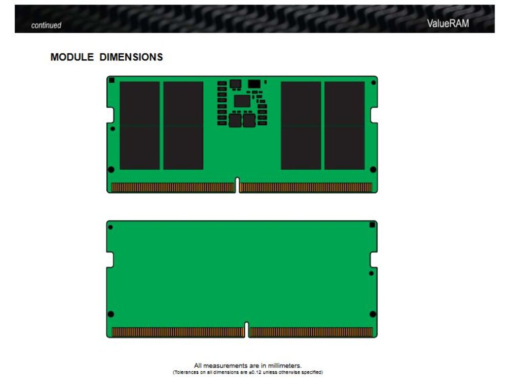 【KVR56S46BS8-16】 金士頓 16GB DDR5-5600 SO-DIMM 筆記型 記憶體-圖片-1