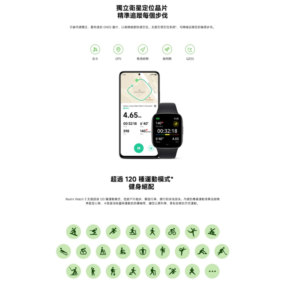 【M2216W1】 小米 Redmi Watch 3 智慧手錶 有聲有色 樣樣出眾-圖片-3