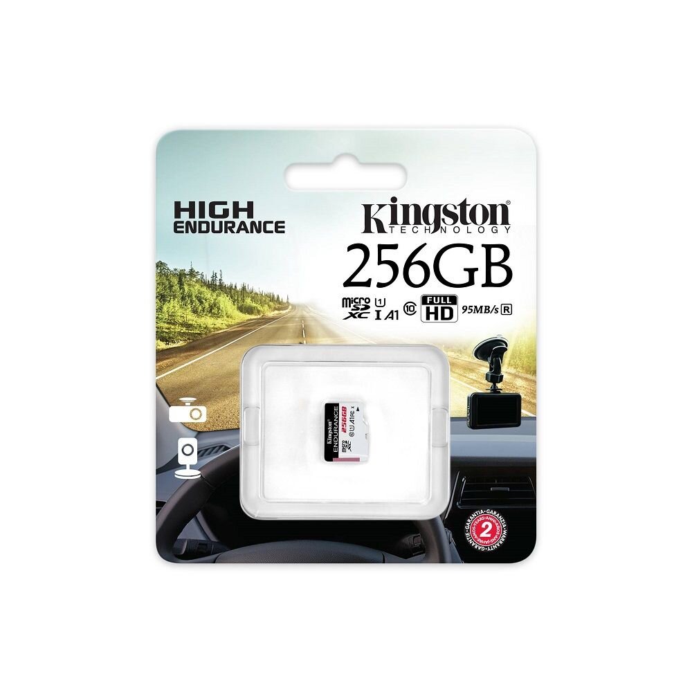 【SDCE/256GB】 金士頓 256G micro SDXC 高耐用 記憶卡 每秒讀95MB寫30MB-圖片-1