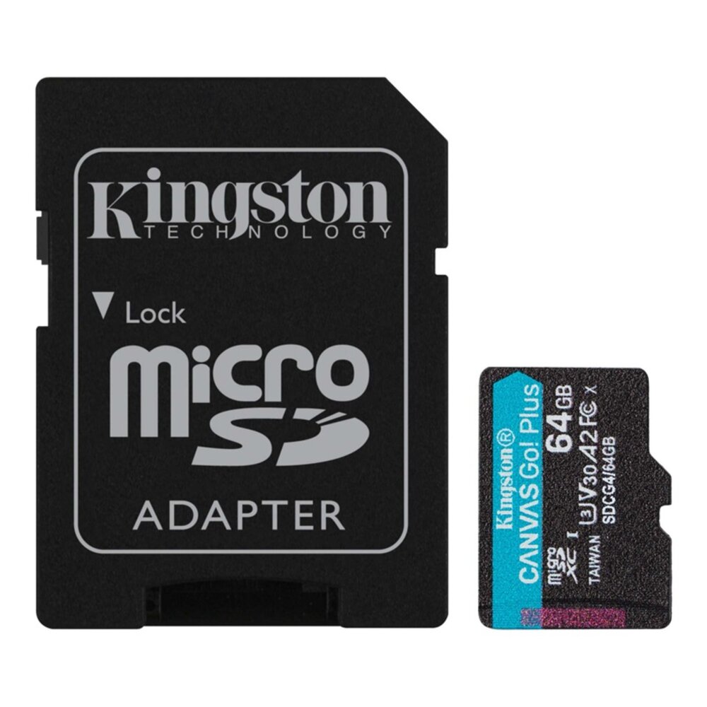 【SDCG4/64GB】 金士頓 64GB Micro SDXC U3 A2 記憶卡 每秒讀200MB 封面照片