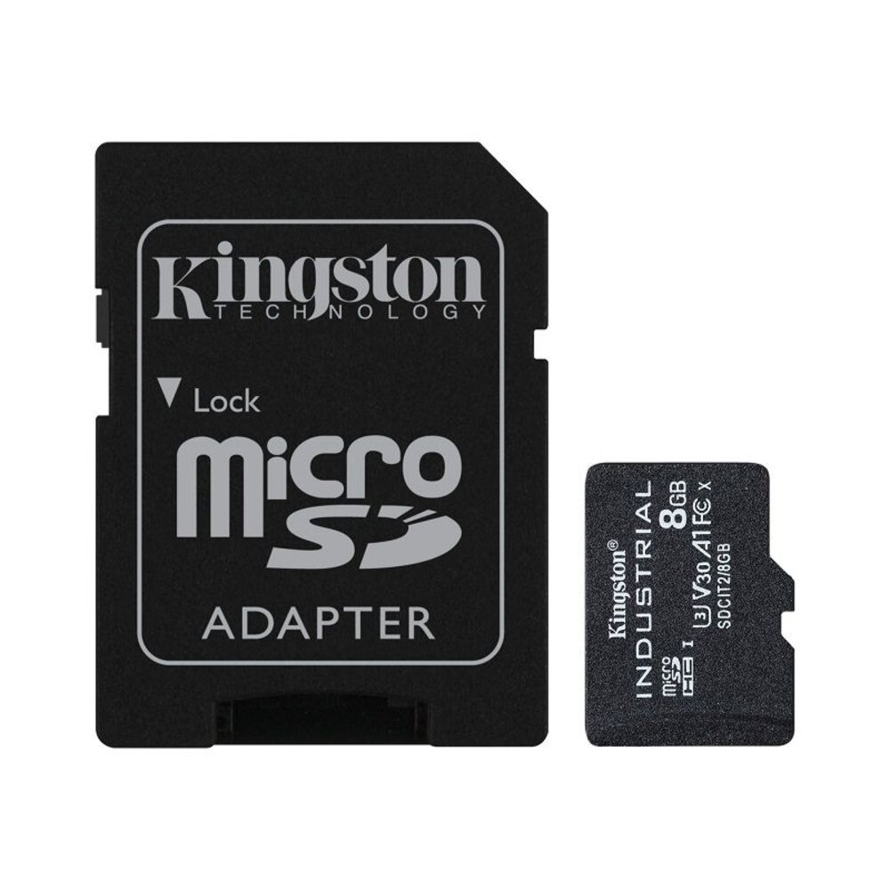 SDCIT2-8GB-【SDCIT2/8GB】 金士頓 8GB Micro-SD 工業用 記憶卡 pSLC 模式 3年保固