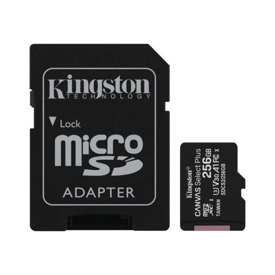 SDCS2-256GB-【SDCS2/256GB】 金士頓 256G Micro-SDXC A1 手機用 記憶卡 讀100MB/s