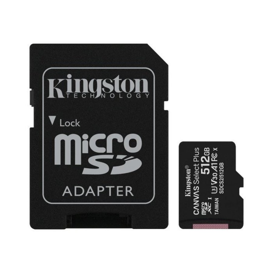 SDCS2-512GB-【SDCS2/512GB】 金士頓 512G Micro-SDXC A1 手機用 記憶卡 讀100MB/s