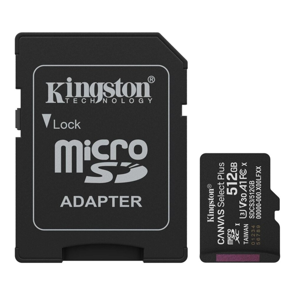 SDCS3-512GB-【SDCS3/512GB】 金士頓 512G Micro-SDXC 手機 記憶卡 A1 R150 終身保固