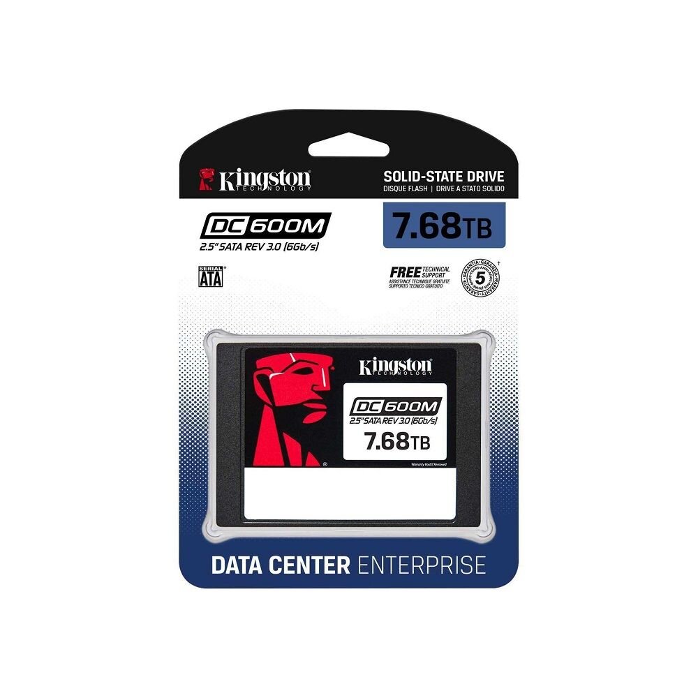 【SEDC600M/7680G】 金士頓 7.68TB DC600M SSD 企業級固態硬碟 SATA3-圖片-1