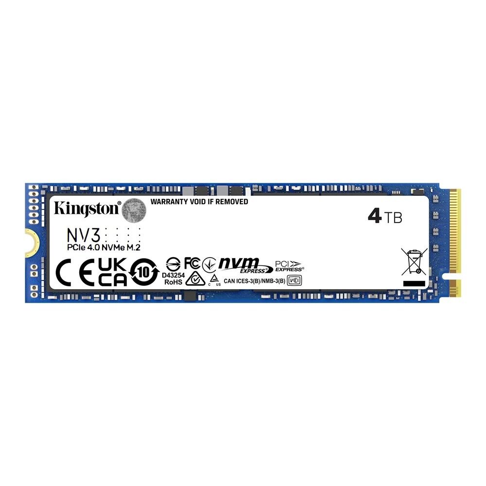  【SNV3S/4000G】 金士頓 4TB M.2 2280 NV3 PCIe 4.0 SSD 固態硬碟