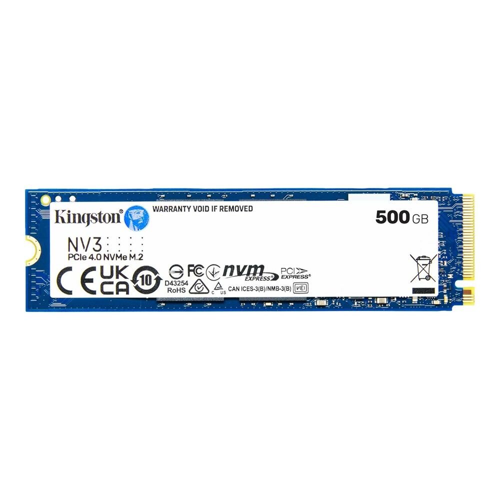 SNV3S-500G-【SNV3S/500G】 金士頓 500GB M.2 2280 NV3 PCIe 4.0 SSD 固態硬碟