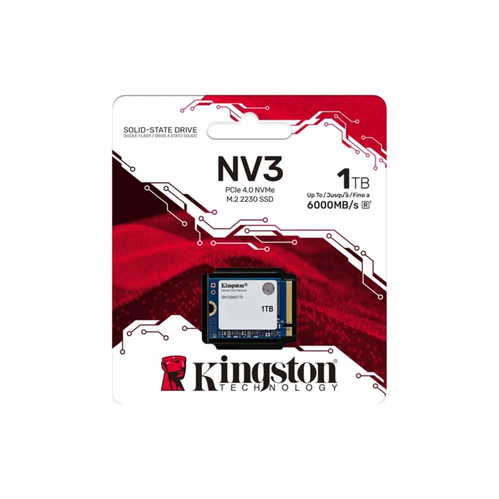 【SNV3SM3/1T0】 金士頓 1TB M.2 2230 STEAM DECK 掌機用 SSD 固態硬碟-圖片-1